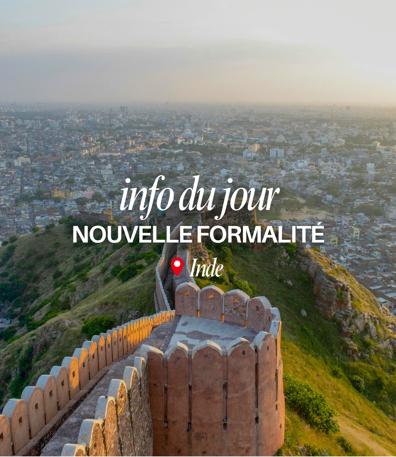 [INFO DU JOUR]
Nouvelle formalité pour voyager en Inde🛕

À partir du 1er octobre 2025, tous les voyageurs internationaux devront remplir une E-Arrival Card en ligne, jusqu'à 72 heures avant leur arrivée.
Cette mesure vise à faciliter l'expérience des voyageurs et avoir moins de formalités papier.

Pour en savoir plus : 
🔗 indianvisaonline.gov.in/earrival
🔗 boi.gov.in

À noter pour vos prochains voyages sans stress !

#couleursdumonde #tourisme #inde #travelindia